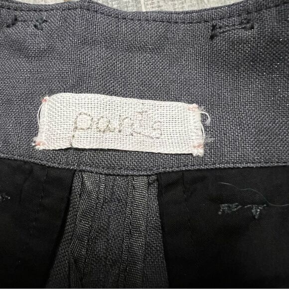 Forte Forte Gray Linen Cotton Metallic High waisted High Waist 5.5” Short 00 XS - Picture 5 of 11